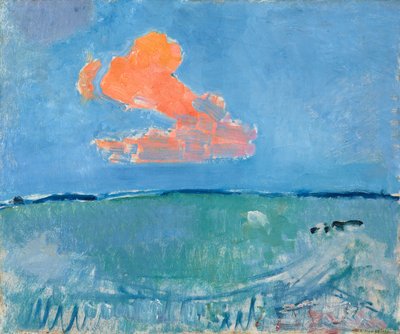 The Red Cloud by Piet Mondrian